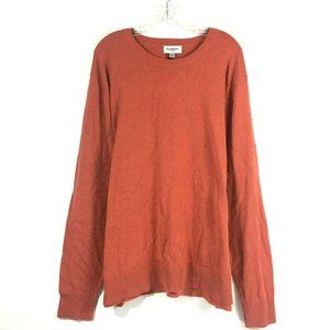Goodfellow & Co Mens Standard Lightweight Crew Neck Sweater XXL Light Red Chili